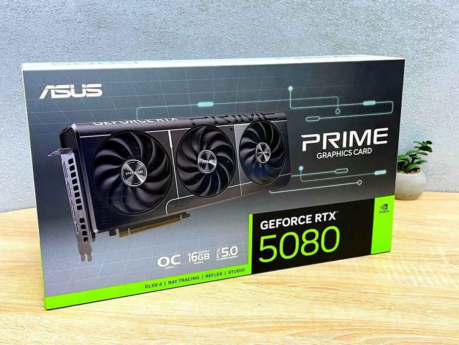 Відеокарта ASUS RTX 5080 PRIME OC 16GB GDDR7 (256bit) PRIME-RTX5080