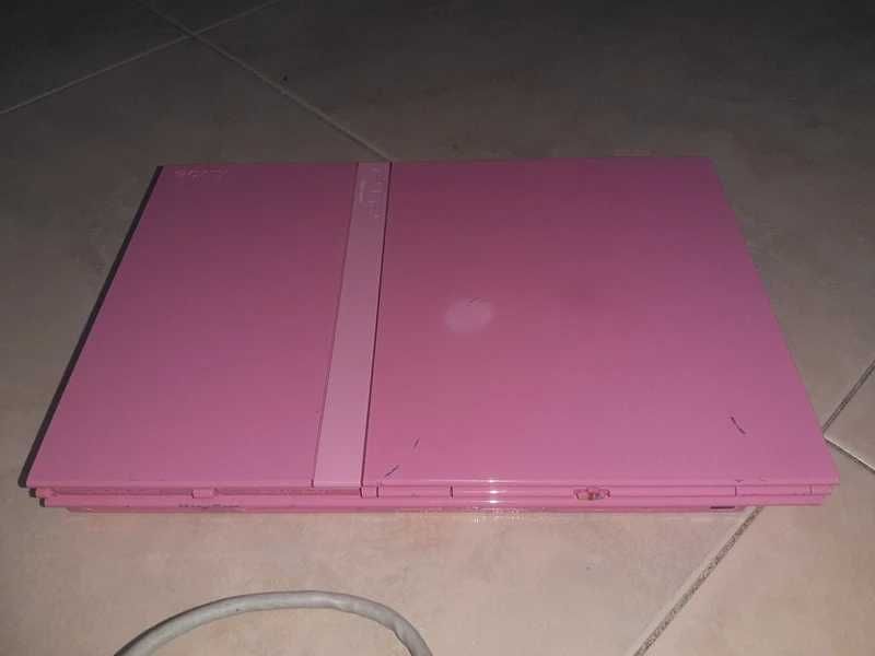 PlayStation 2 Rosa console | Comando rosa + Midnight Club 3