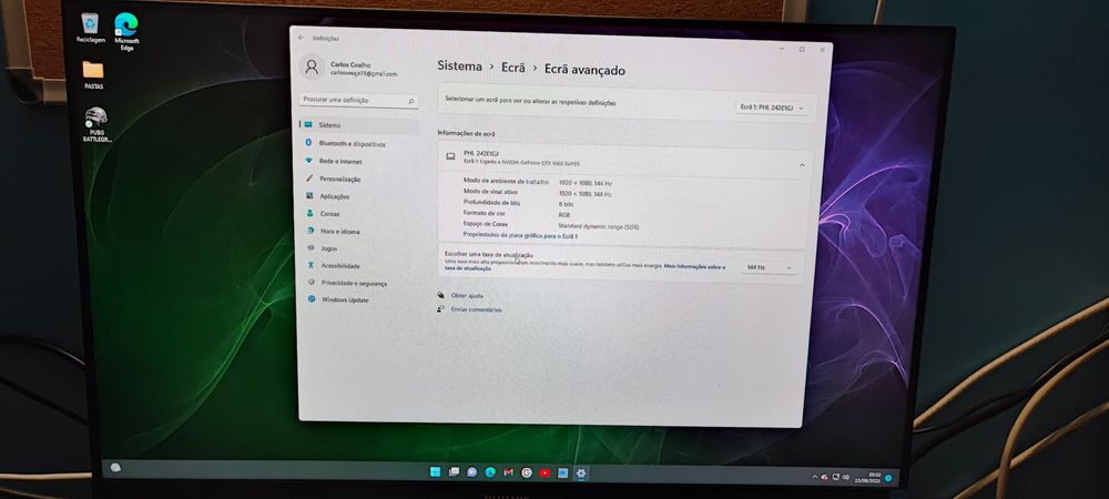 HP pavilion gaming desktop com periféricos