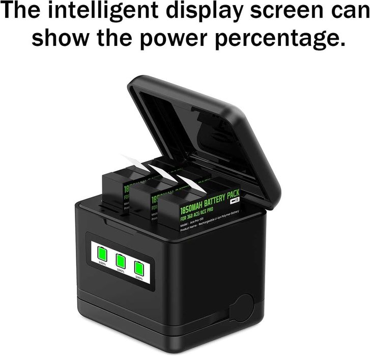 Akcesoria zamienne do baterii Adicop Insta 360 Ace Pro 2, zestaw