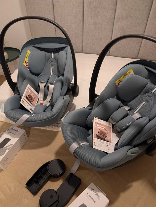 Conjunto Cybex Ovos Cloud G Plus + com adaptadores Gazelle S