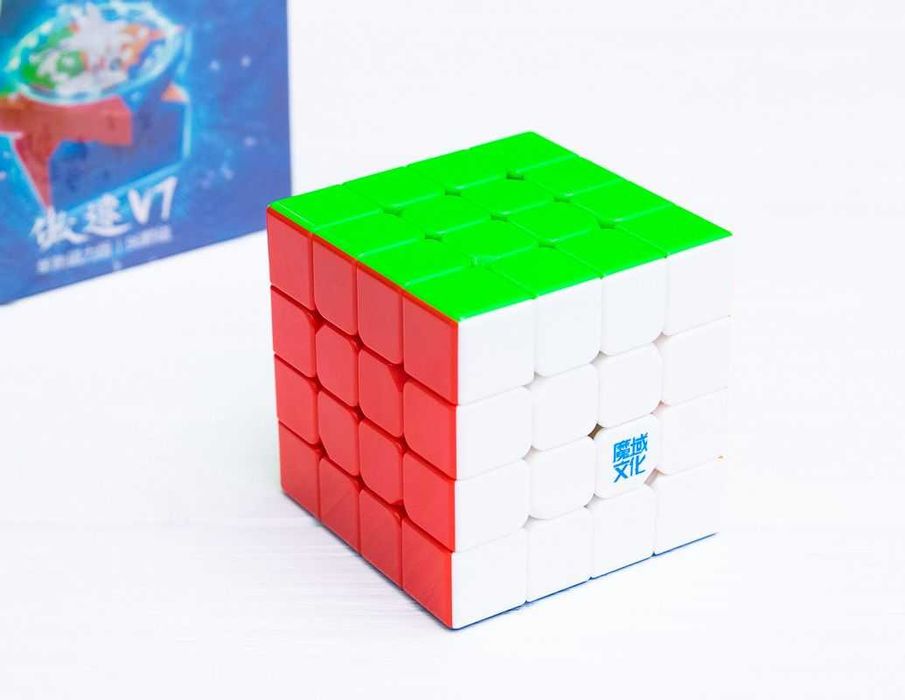 Професійний Кубик Рубика 4x4 MoYu AoSu V7 Single-Track Magnetic