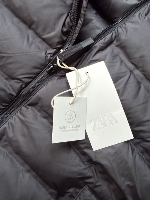 Чоловіча стьобана куртка вотерпруф zara M