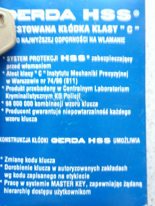 Kłódka gerda granit