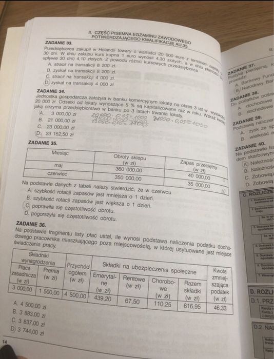 Zeszyt testów i ćwiczeń przygotowujący do kwalifikacji AU.35