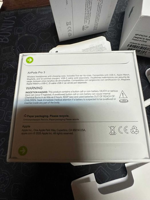 airpods pro 3 novos em caixa selada
