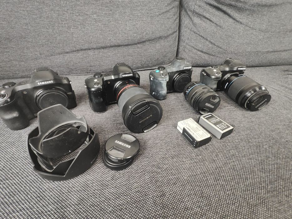 Galaxy NX camera android 4 szt + obiektywy