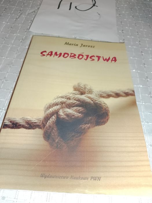 Samobójstwa autograf!Maria Jarosz