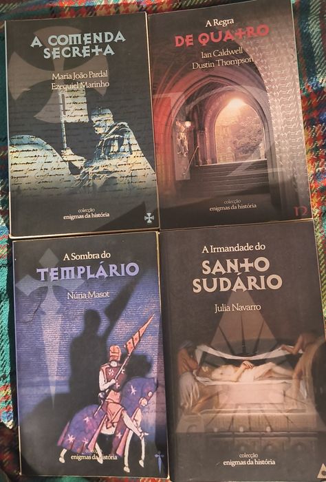 4 livros da coleção Enigmas da História