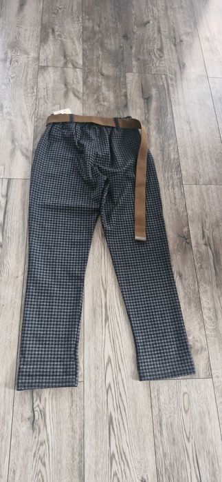 Eleganckie spodnie w kratę L/XL