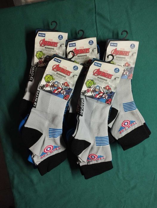 Meias Spider-Man Avengers da Marvel de adulto