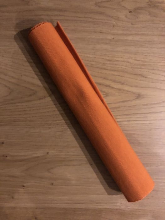 Orange Halloween table runner