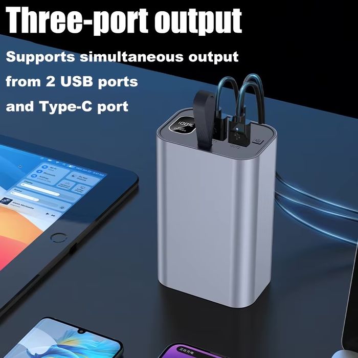 Powerbank 30000 mah + LED