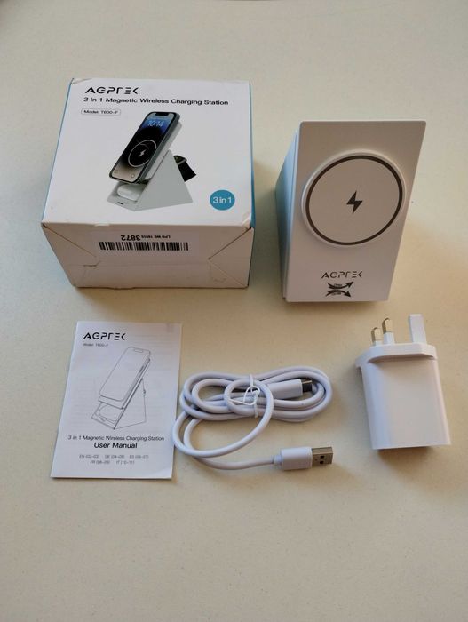 Ładowarka indukcyjna AGPTEK T-600 F 3 w 1.