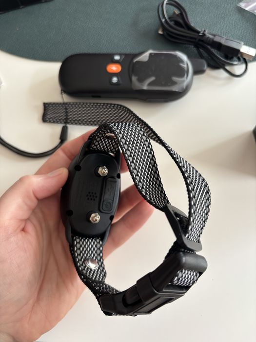 Obroża antyszczekowa z pilotem, użyta kilka razy