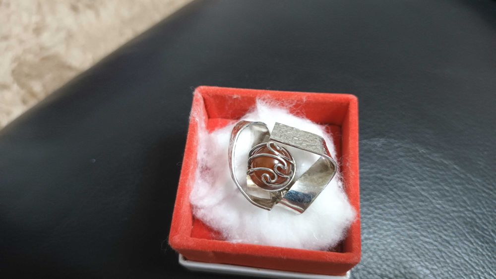 Anel em prata ajustável