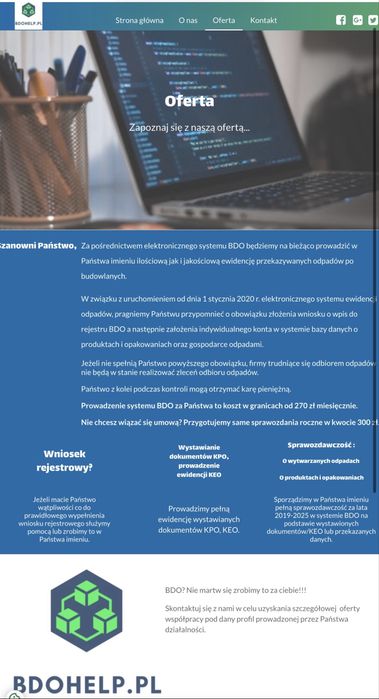 Obsługa systemu BDO?! Nie martw się zrobimy to za ciebie —> BDOHELP.PL