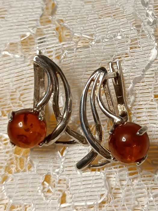 Серьги серебряные