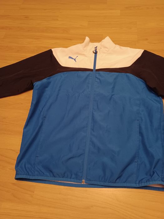 Bluza męska Puma XL niebiesko biało czarna