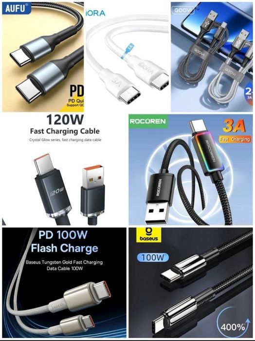 Швидкий GaN зарядний пристрій Toocki 65-67w