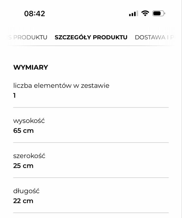 Lampion home&you bialy ażurowy nowy z metką