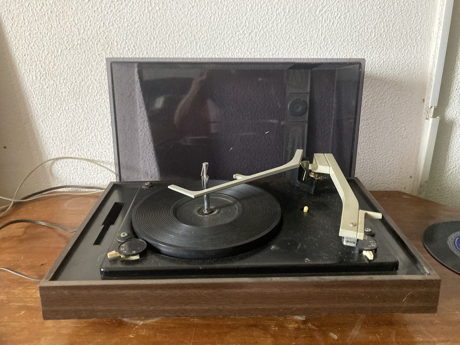 Gira discos - leitor de vinil topp ach-19