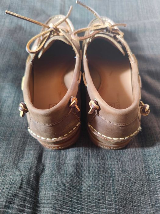 Мужские мокасины, топсайдеры из нубука Polo Ralph Lauren (42р,27см.)