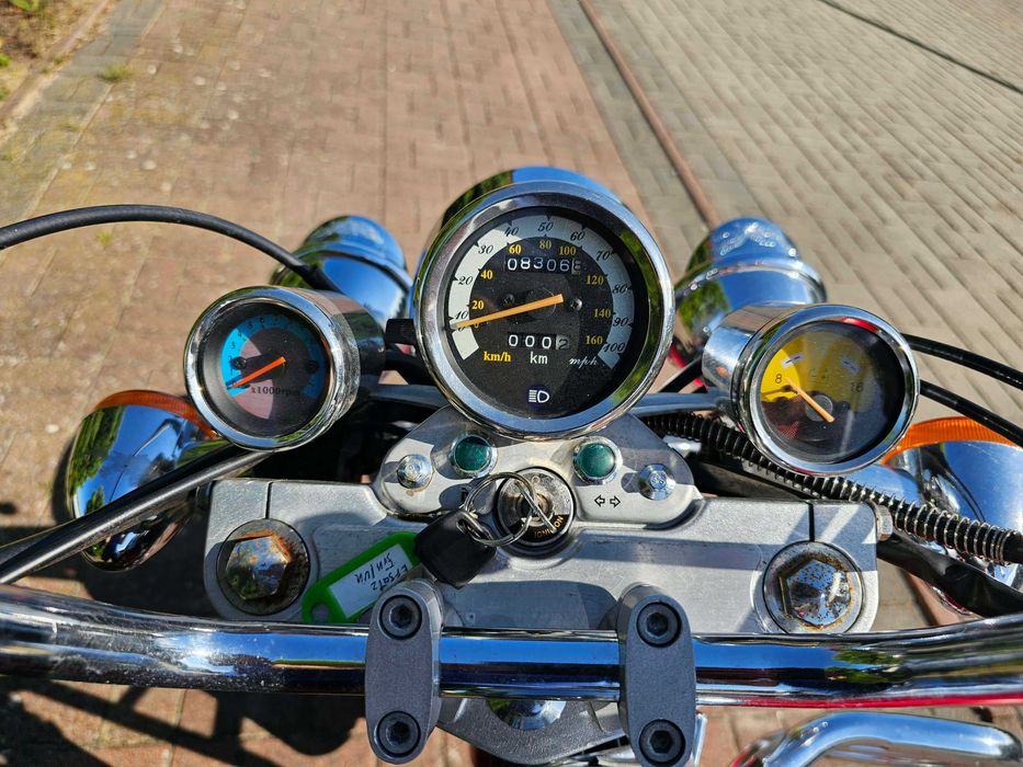Jinlun 125, duży chopper,kat B,A1,gmole, do jazdy,8tys km