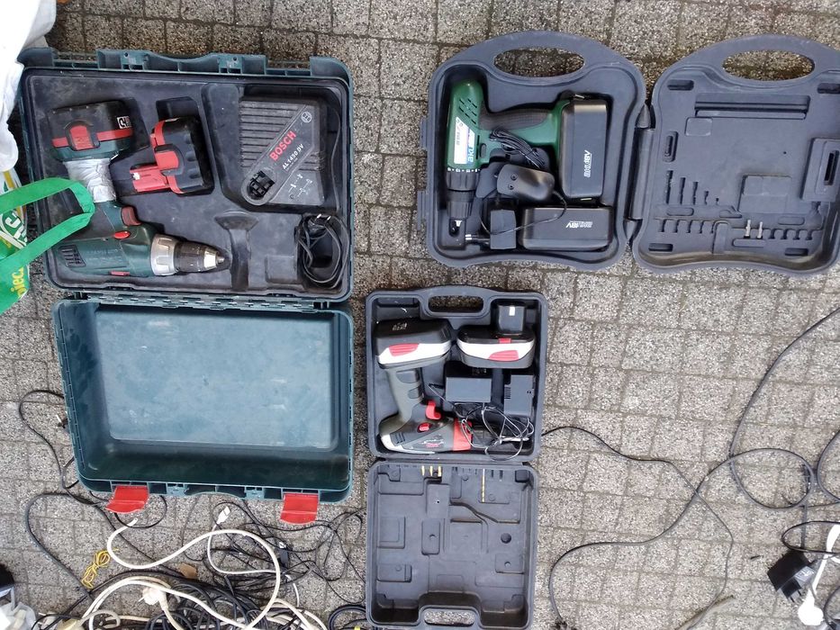 Uszkodzone kosiarka rębak do gałęzi grill wiertarka szlifierka udarowy