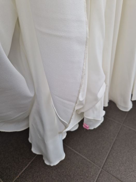 Suknia ślubna szyfon koronka