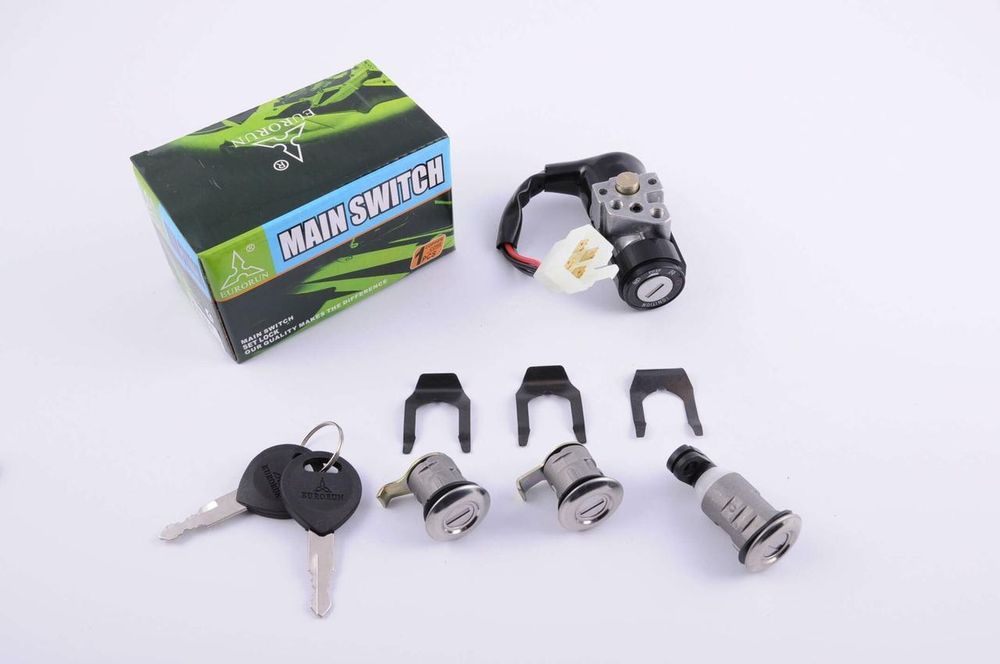 Замок запалювання (комплект) Honda Lead, TACT (4 дроти) EURORUN
