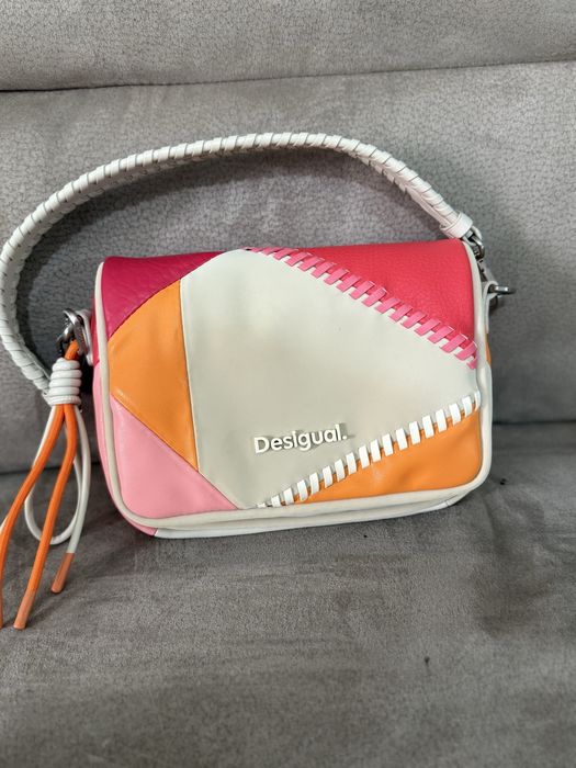 Mala de ombro DESIGUAL (tons quentes)