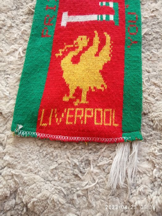 Szalik Liverpool FC oldschool retro dwustronny unikat vintage