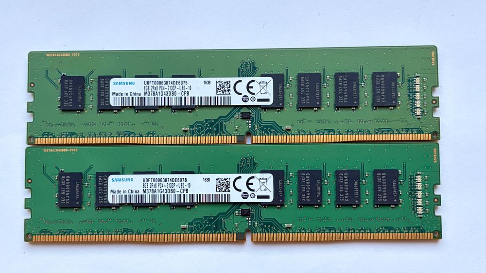 Samsung 16GB(2x8GB) 2133MHz DDR4 M378A1G43DB0 - CPB