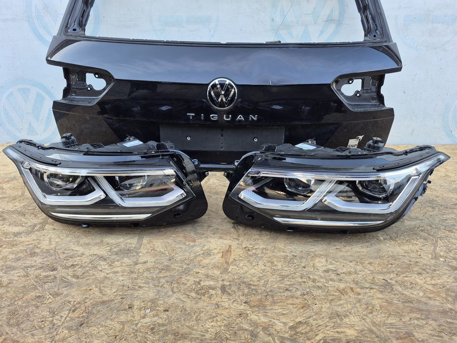 Тигуан 2 Америка сел р лайн фары передние передняя правая левая фара Tiguan R line matrix матричні матрица матричные  2023 2024 2022 2021 iq light led