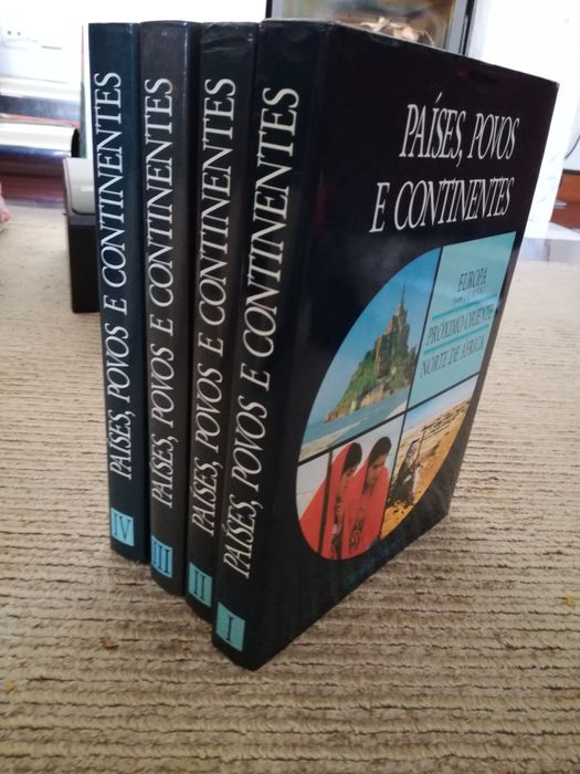 Coleção de 4 livros "Países. Povos e Continentes"