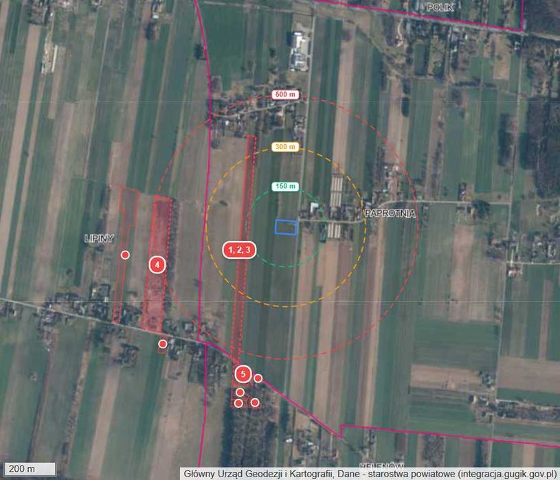 Budowlana 1292m² – Rezerwat Wiączyń, 1 km od granicy Łodzi