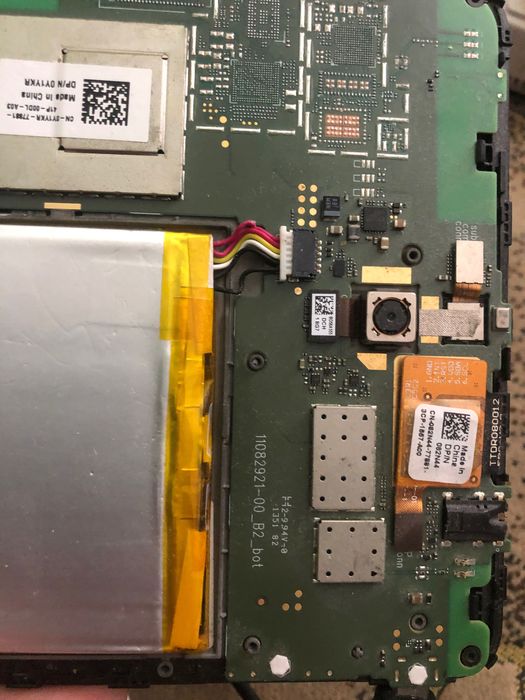 Планшет Dell t02d, розборка