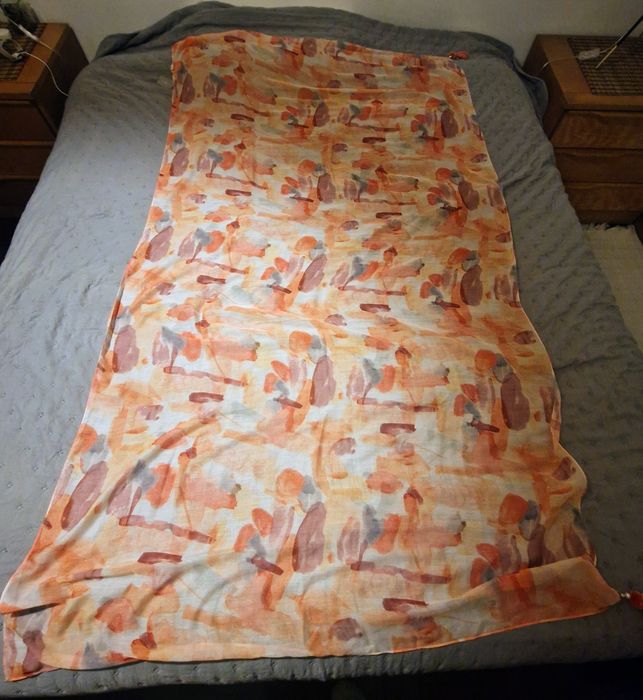 Lenço senhora e toalha em renda