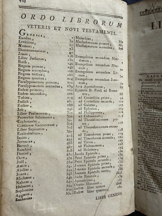 Bíblia Sacra edição vulgata século XIX