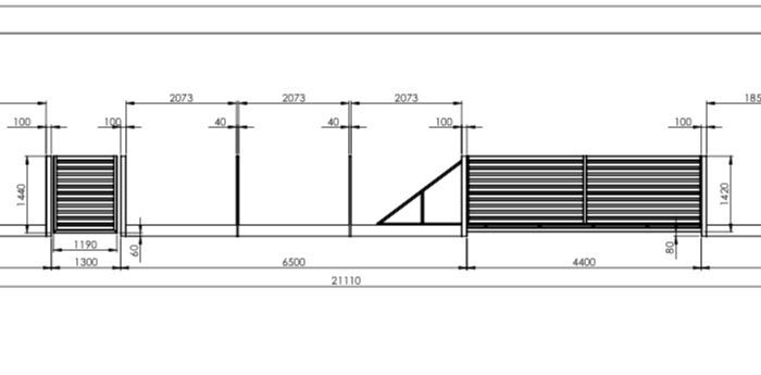 Brama i furtka metalowa