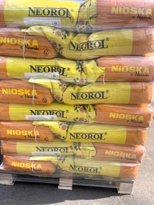 Pasza na jajka dla kur niosek DJ Nioska granulat. worki 25kg Neorol