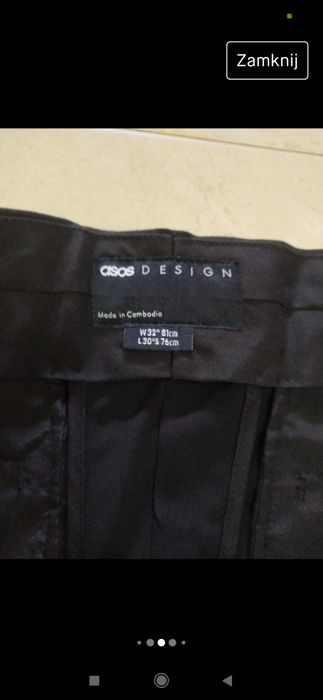 Spodnie ASOS asos