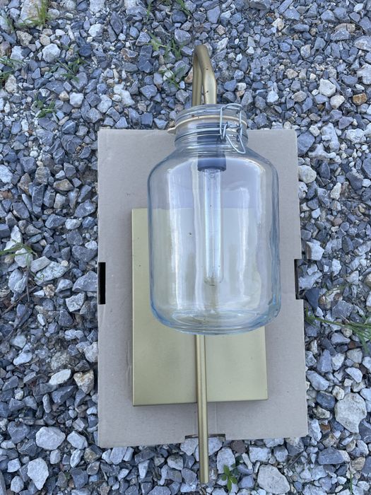 Lampy kinkiety  pozlacane