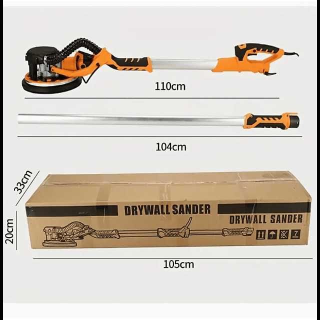 F1146 lixadeira parede excêntrica drywall 225mm 1390w lixadeira saco