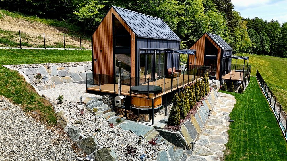 Domki Leśna Enklawa  na Ferie,Sauna,jacuzzi,las,wolne terminy OKAZJA