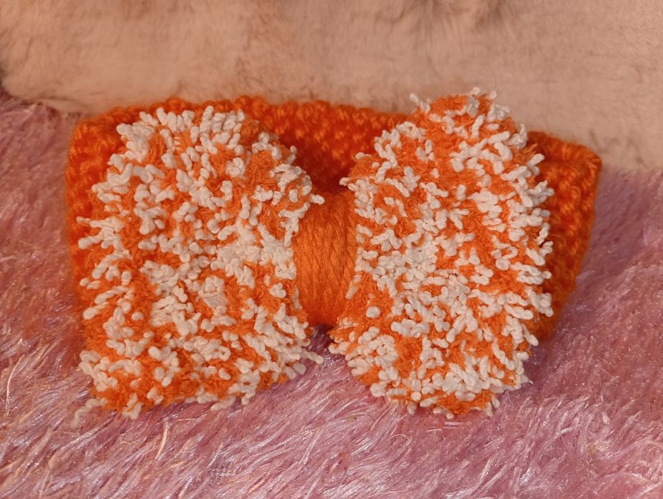 Fita para cabeça em tricô