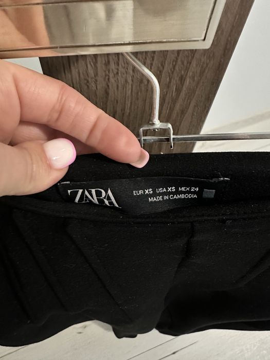 Лосини zara, з корсетними вставками