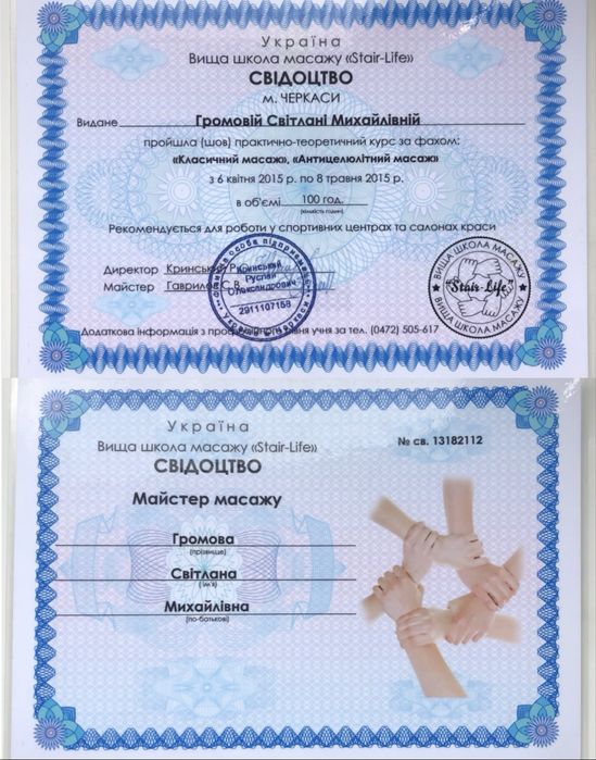 Професійні послуги масажу Львів