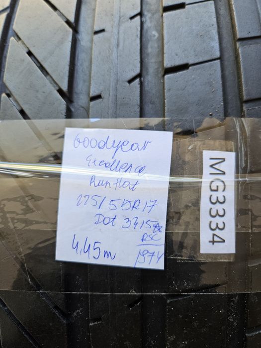 Goodyear 225/55 r17 Excellence /// 4,5mm!!! RunOnFlat wysyłka